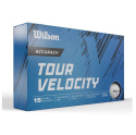 Wilson TOUR VELOCITY Tour Accuracy golf balls, model 24 (white, 15 pcs.)