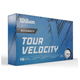 Piłki golfowe Wilson TOUR VELOCITY Accuracy, model 24 (białe, 15 szt.)