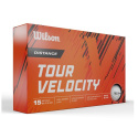 Wilson TOUR VELOCITY Tour Distance golf balls, model 24 (white, 15 pcs.)