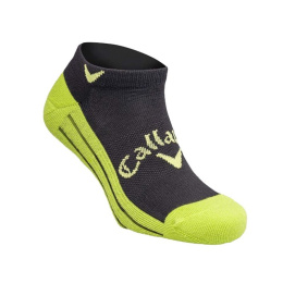 Callaway Tour Opti-Dril Low II men's socks L/XL (feet, black and lime, sizes 44-47)
