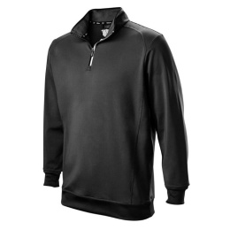 Wilson Staff Thermal Tech Zip Neck Sweatshirt (Midlayer, Black, Size XL)