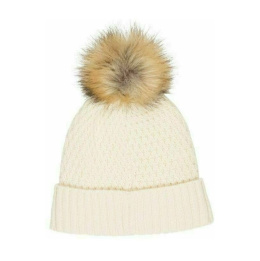 Callaway Pom Pom Beanie (Women's, Beige)