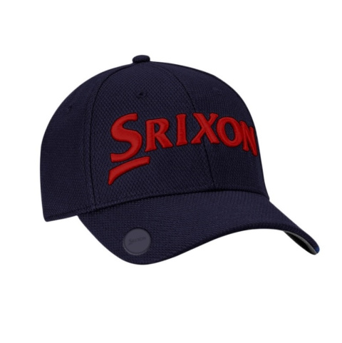 Srixon Ball Marker Golf Cap (Men's, Navy-Red)