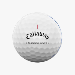 Piłki golfowe CALLAWAY CHROME SOFT 2024 (białe, TripleTrack, 36 szt plus 12 szt. za free)