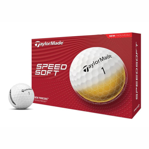 Piłki golfowe TAYLOR MADE SpeedSoft (białe, 12 szt.)