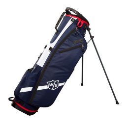 Torba golfowa Wilson QS Quiver Navy/White/Red (super lekka, z nóżkami, stand bag)