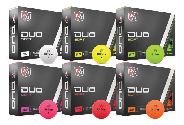 Nowe najdelikatniejsze piłki do golfa DUO SOFT od Wilson Staff w 6-ciu kolorach