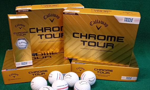 Piłki golfowe Callaway Chrome Tour Triple Track zapewniają najlepsze osiągi na polu golfowym