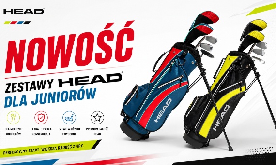 Nowość - zestawy kijów golfowych HEAD dla juniorów